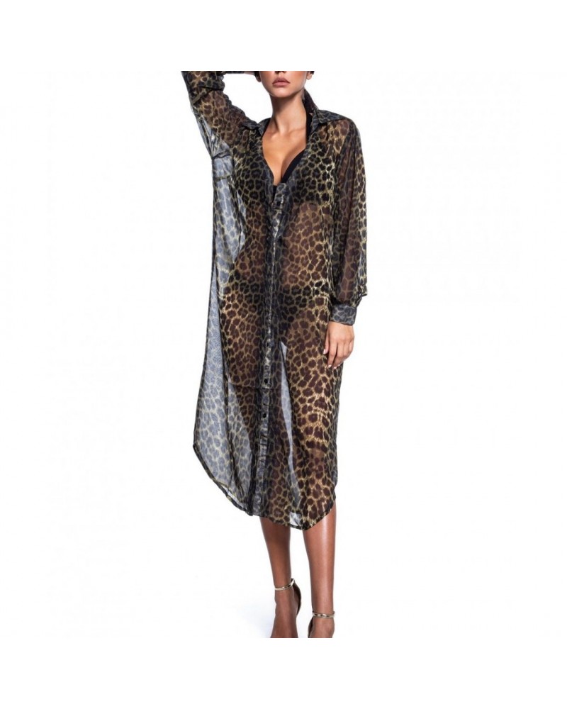 Γυναικείο Long Shirt/Tunic Animal Printed Bluepoint